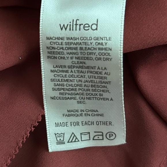 Aritzia Wilfred Jacqueline Floral Midi Dress in Rust Sz 6 - Picture 11 of 12